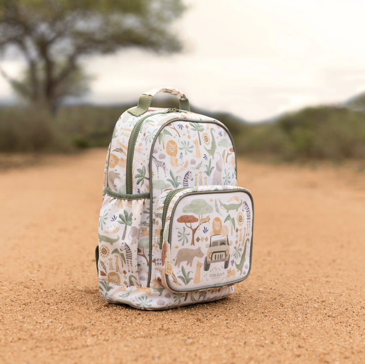 LITTLE DUTCH. Backpack large Safari Friends