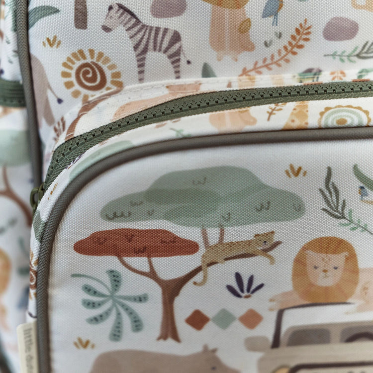 LITTLE DUTCH. Backpack large Safari Friends