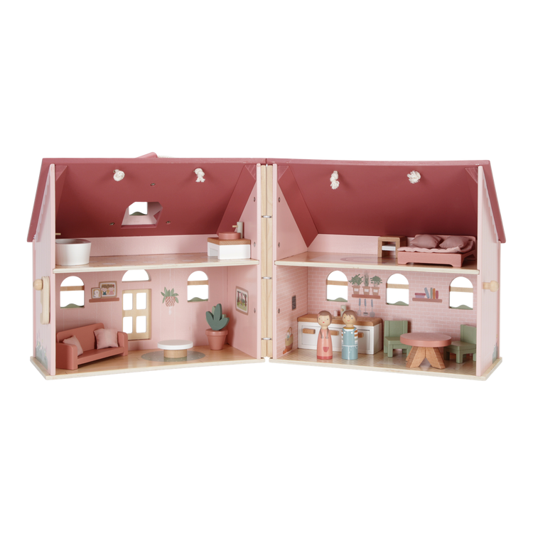 LITTLE DUTCH. Wooden portable dollhouse FSC