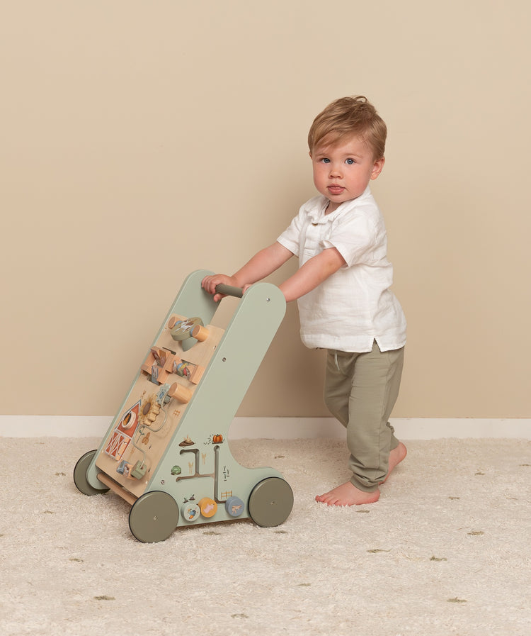 LITTLE DUTCH. Multi-activity Baby Walker Little Farm FSC