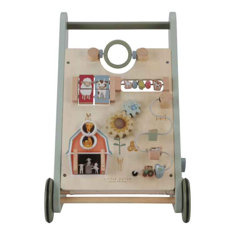 LITTLE DUTCH. Multi-activity Baby Walker Little Farm FSC