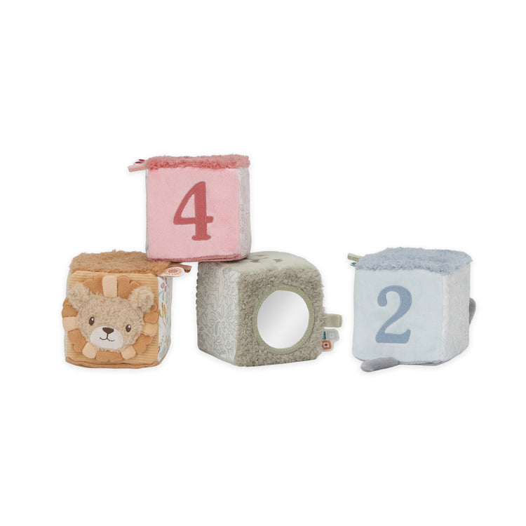 LITTLE DUTCH. Soft block set Safari Friends