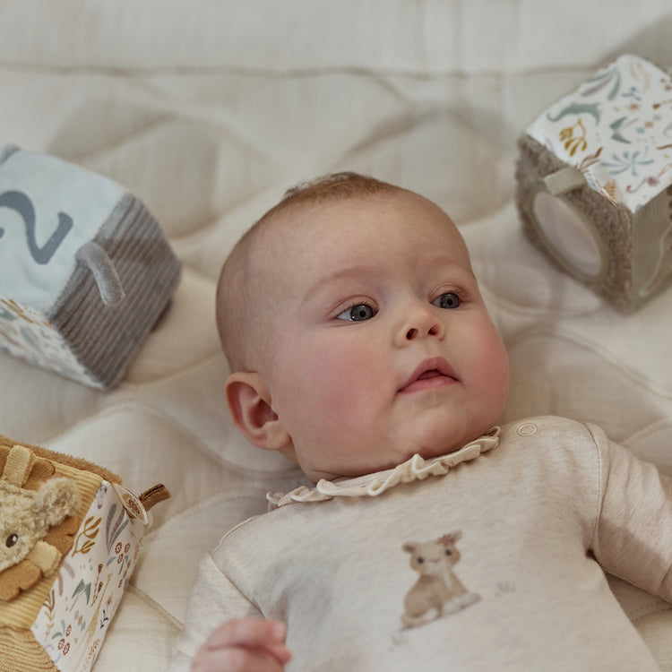 LITTLE DUTCH. Soft block set Safari Friends