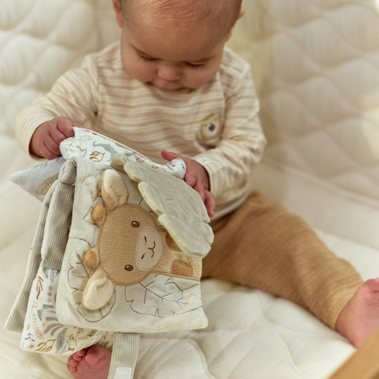 LITTLE DUTCH. Υφασμάτινο βιβλιαράκι δραστηριοτήτων μικρό Safari Friends