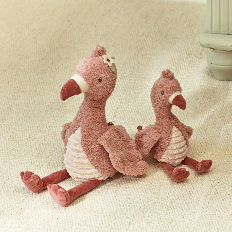 LITTLE DUTCH. Cuddle Flamingo Safari Friends 17cm GRS
