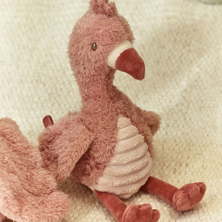 LITTLE DUTCH. Cuddle Flamingo Safari Friends 17cm GRS