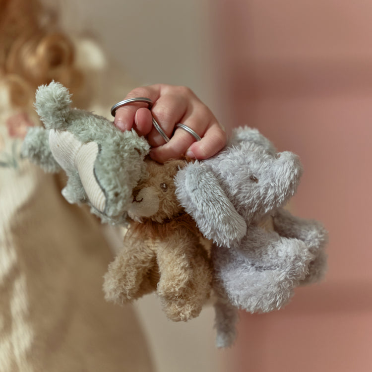 LITTLE DUTCH. Keychain Elephant Safari Friends GRS