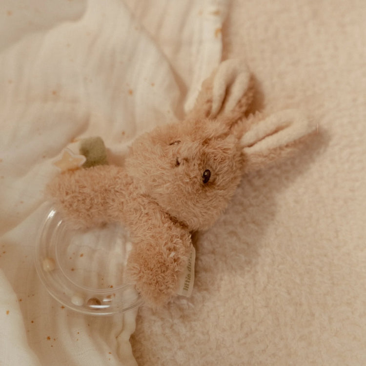 LITTLE DUTCH. Ring Rattle Newborn Naturals GRS