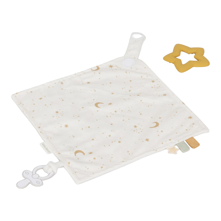 LITTLE DUTCH. Cuddle Cloth with teething ring Newborn Naturals