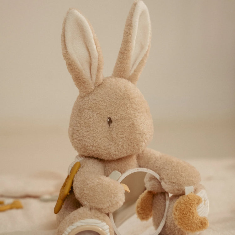 LITTLE DUTCH. Activity Cuddle Toy Baby Bunny GRS