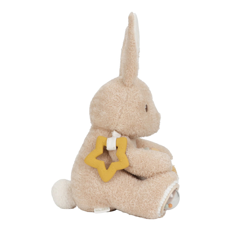 LITTLE DUTCH. Activity Cuddle Toy Baby Bunny GRS