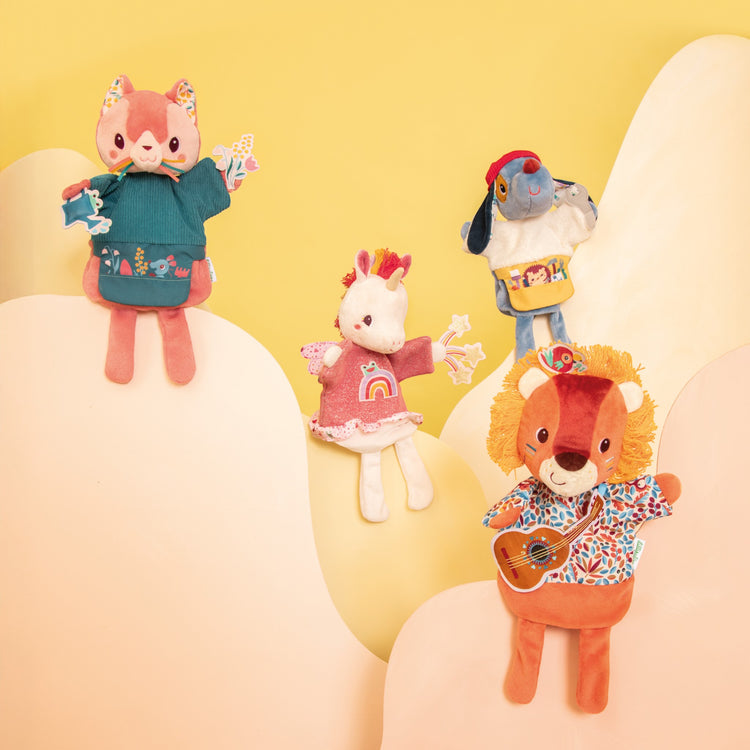 LILLIPUTIENS. Handpuppet Jack the lion