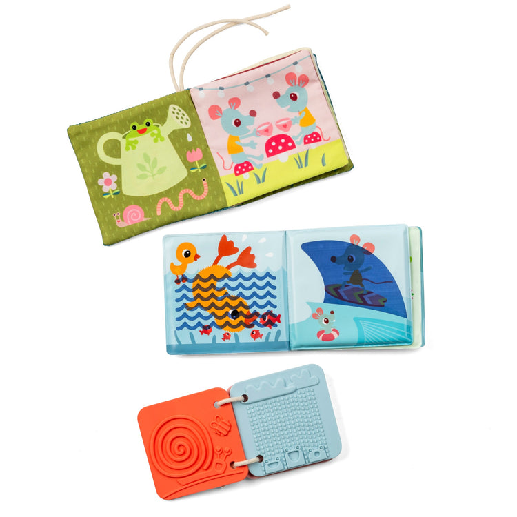 LILLIPUTIENS. Set of 3 Sensory Books Jeanne