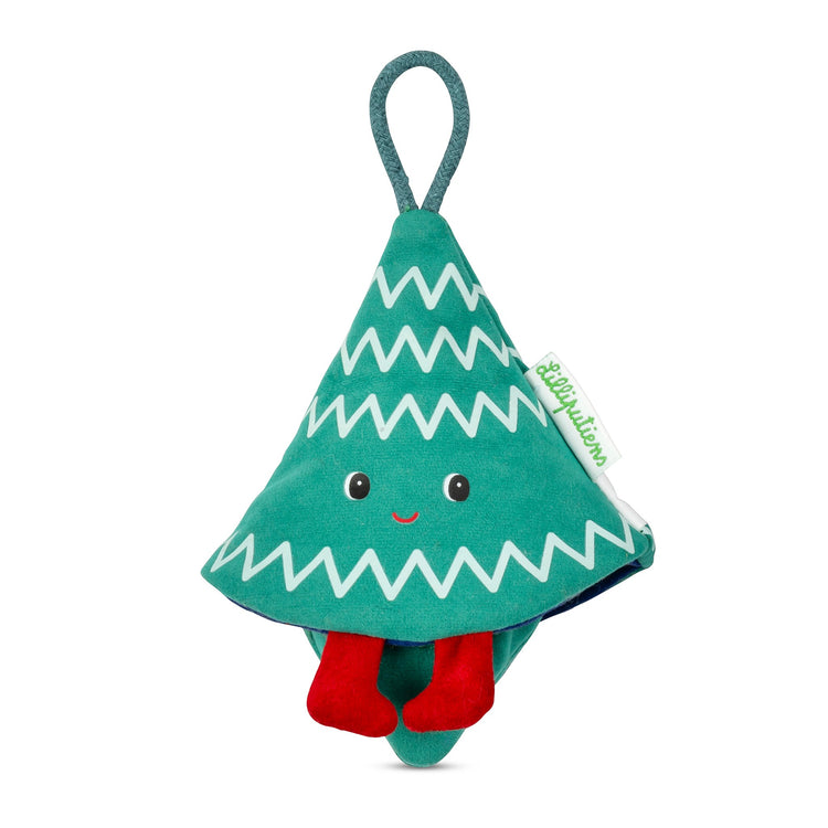 LILLIPUTIENS. Christmas Decoration - Reversible Glow-in-the-Dark Fabric Elf Titti