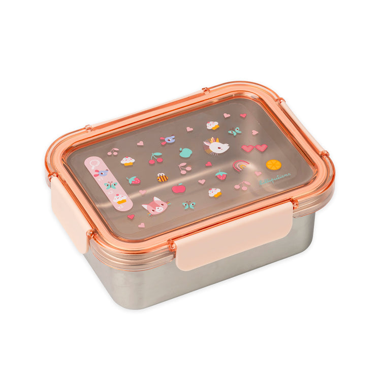 LILLIPUTIENS. Stainless steel lunch box Jeanne the Cat