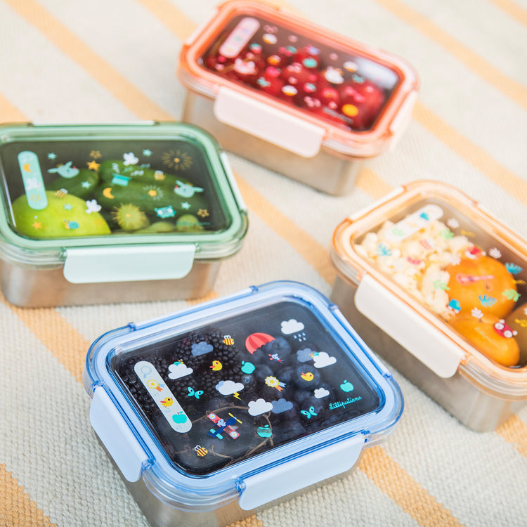 LILLIPUTIENS. Stainless steel lunch box Jeanne the Cat
