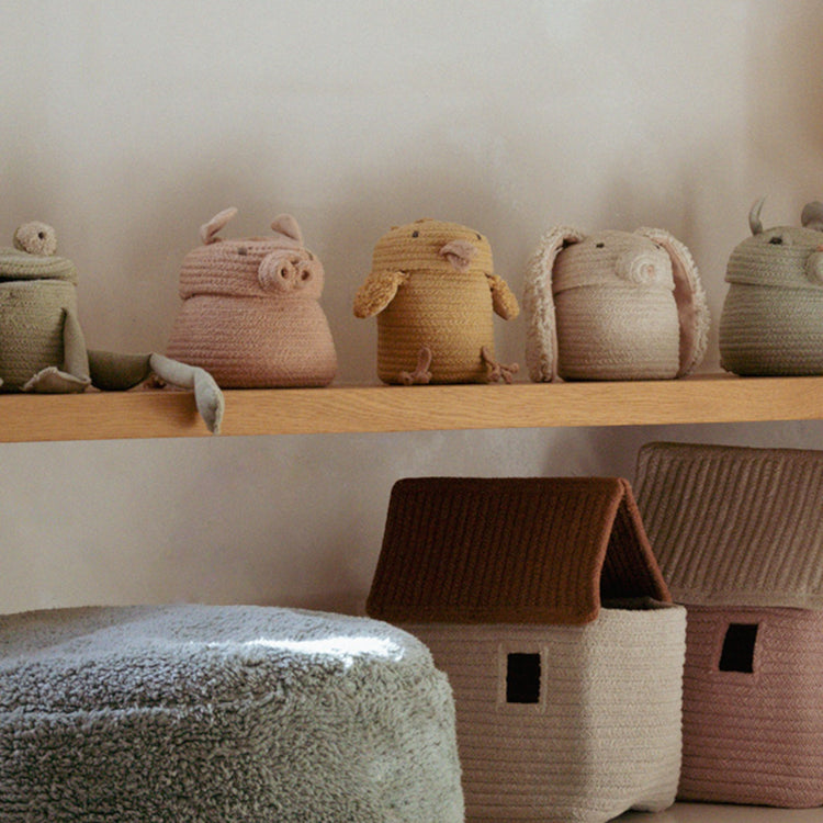 Lorena Canals. Basket Mini Peggy the Pig
