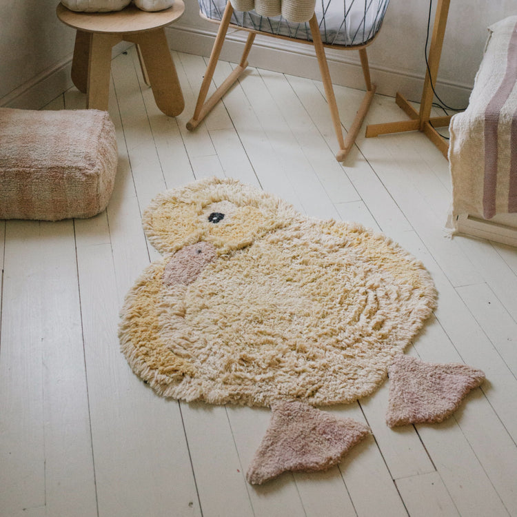 Lorena Canals. Washable Animal Rug Ducky 95x120