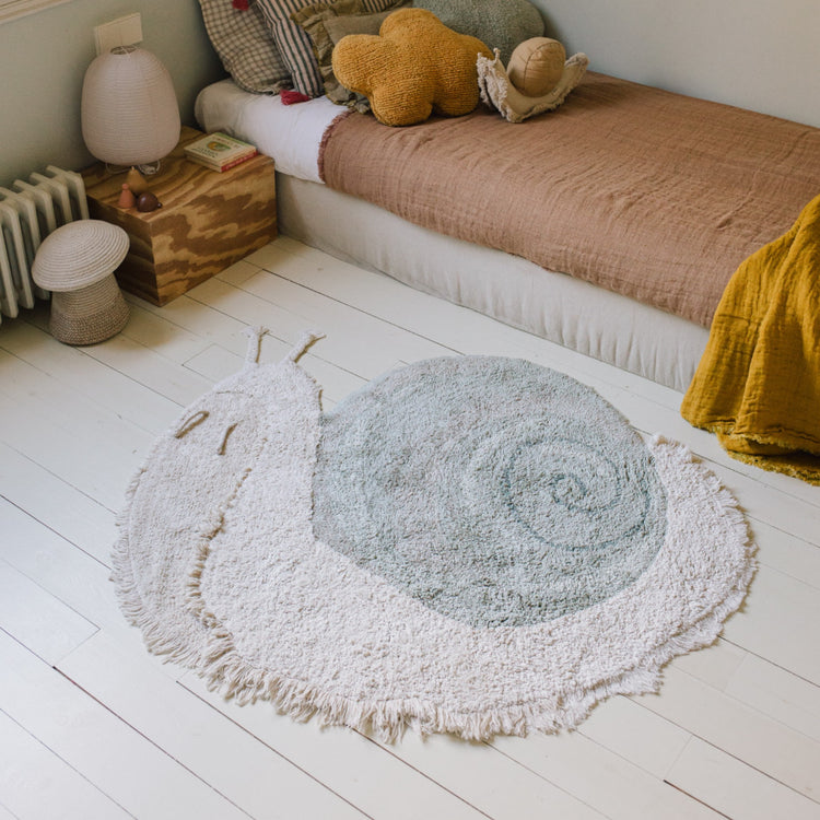 Lorena Canals. Washable Animal Rug Snail 100x120
