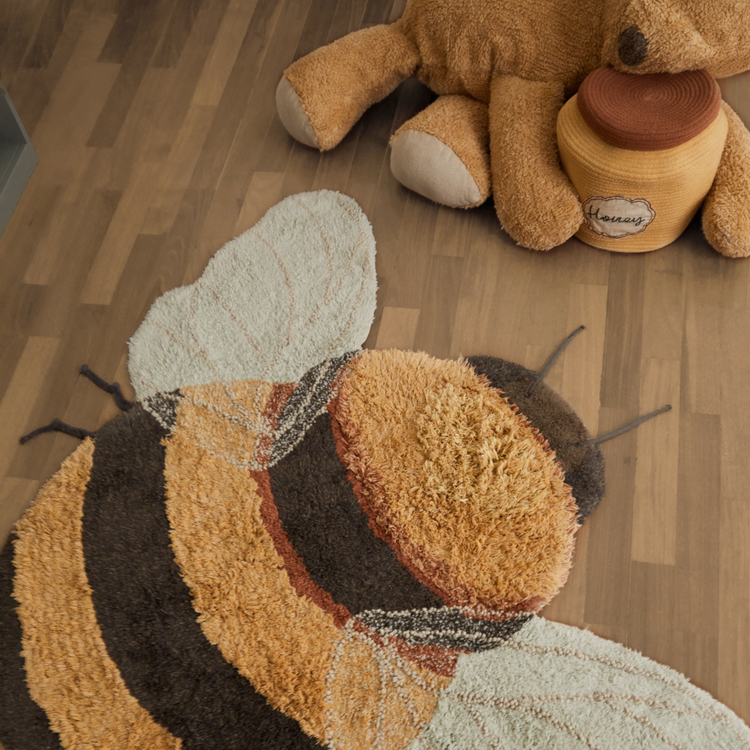 Lorena Canals. Washable rug Bee 115 x 150 cm