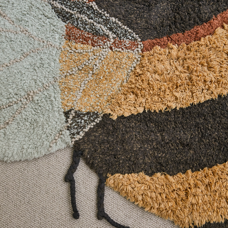 Lorena Canals. Washable rug Bee 115 x 150 cm