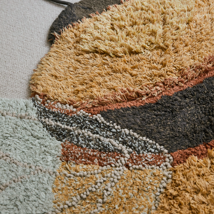 Lorena Canals. Washable rug Bee 115 x 150 cm