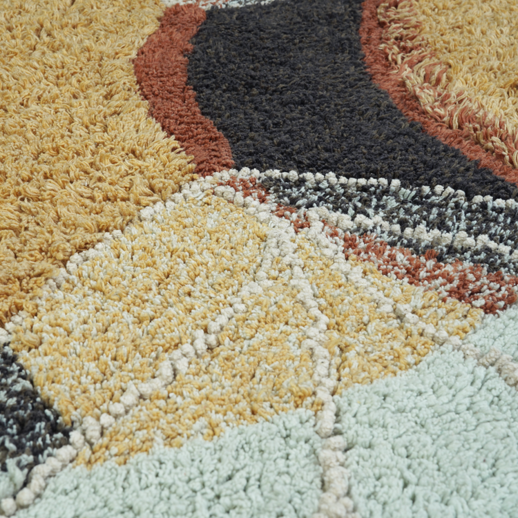 Lorena Canals. Washable rug Bee 115 x 150 cm