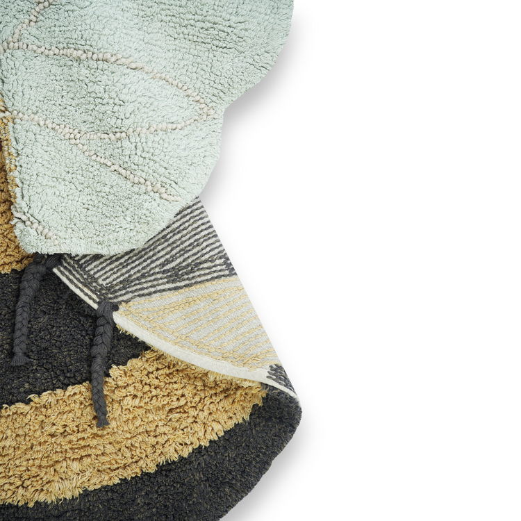 Lorena Canals. Washable rug Bee 115 x 150 cm