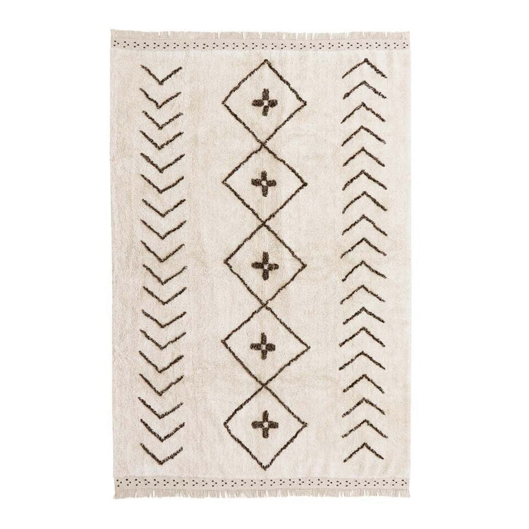Lorena Canals. Washable Rug BEREBER Rhombs. 120x170