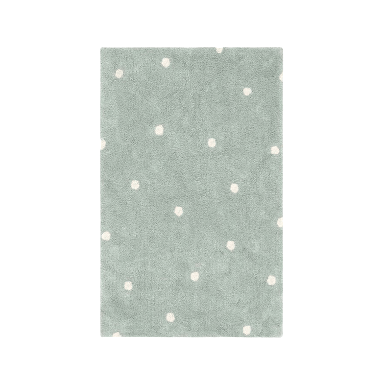 Lorena Canals. Washable rug Mini Dot - Blue Sage 100 x 150 cm