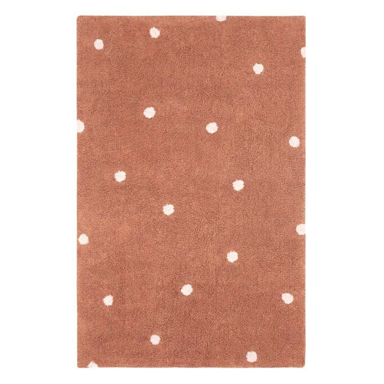 Lorena Canals. Χαλί δωματίου Mini Dot - Chestnut 100 x 150 εκ.