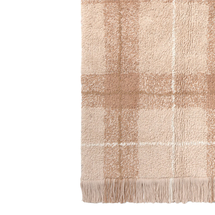 Lorena Canals. Χαλί δωματίου Tartan Rose 140x190 εκ.