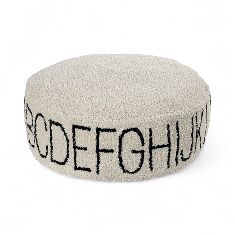 Lorena Canals. Pouf ABC Natural/Black