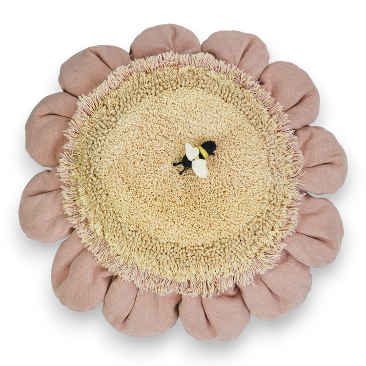 Lorena Canals. Floor cushion Pink Daisy