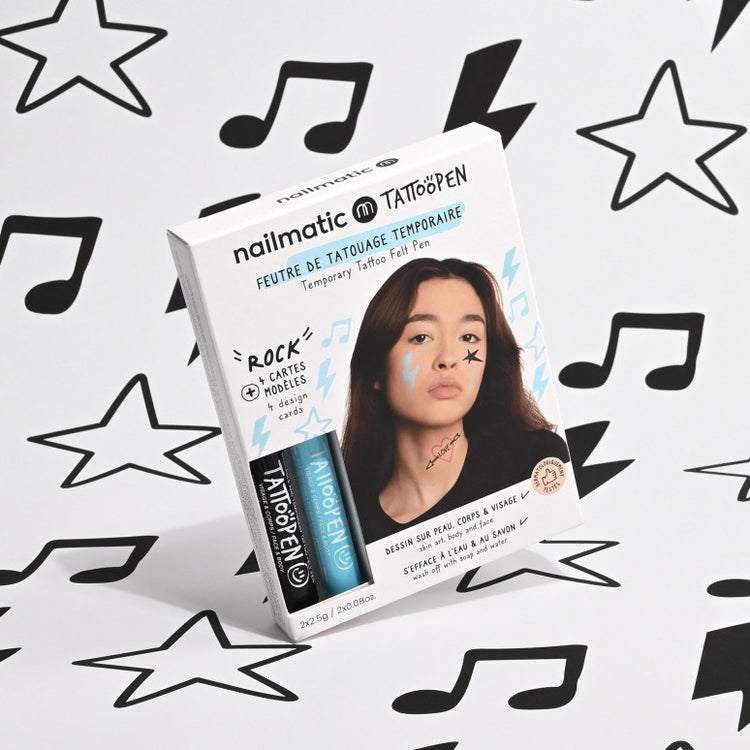NAILMATIC. Tattoopen duo set Rock
