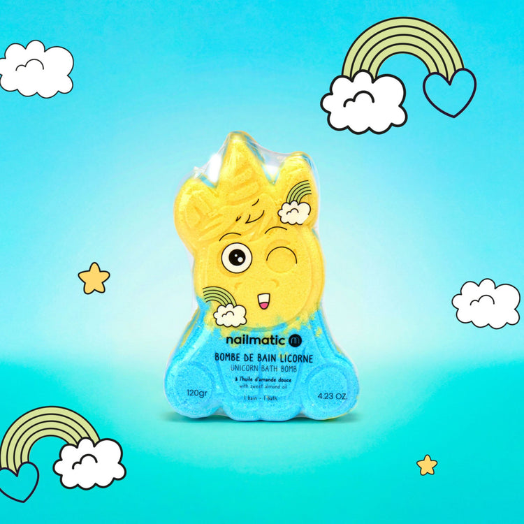 NAILMATIC. Bath bomb Unicorn (blue)
