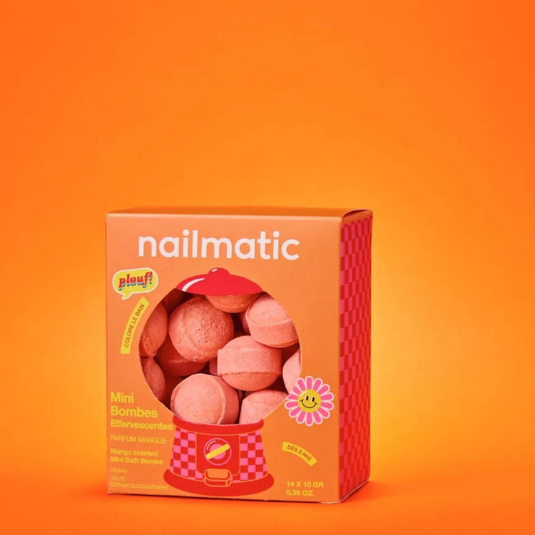 NAILMATIC. Σετ με 14 mini bath bombs Sweet Mango