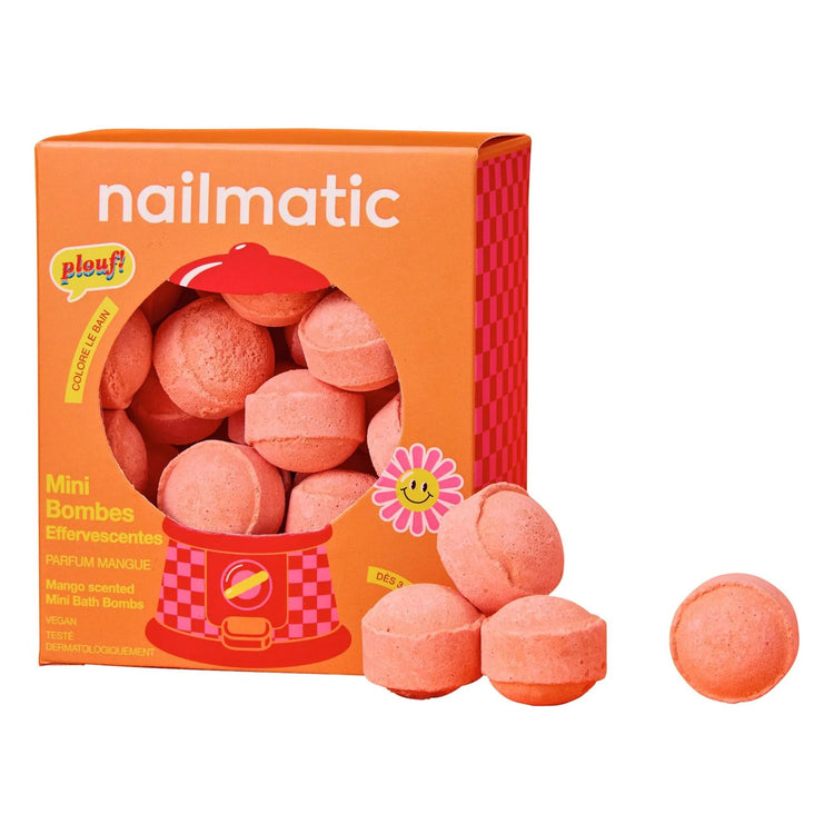 NAILMATIC. Σετ με 14 mini bath bombs Sweet Mango