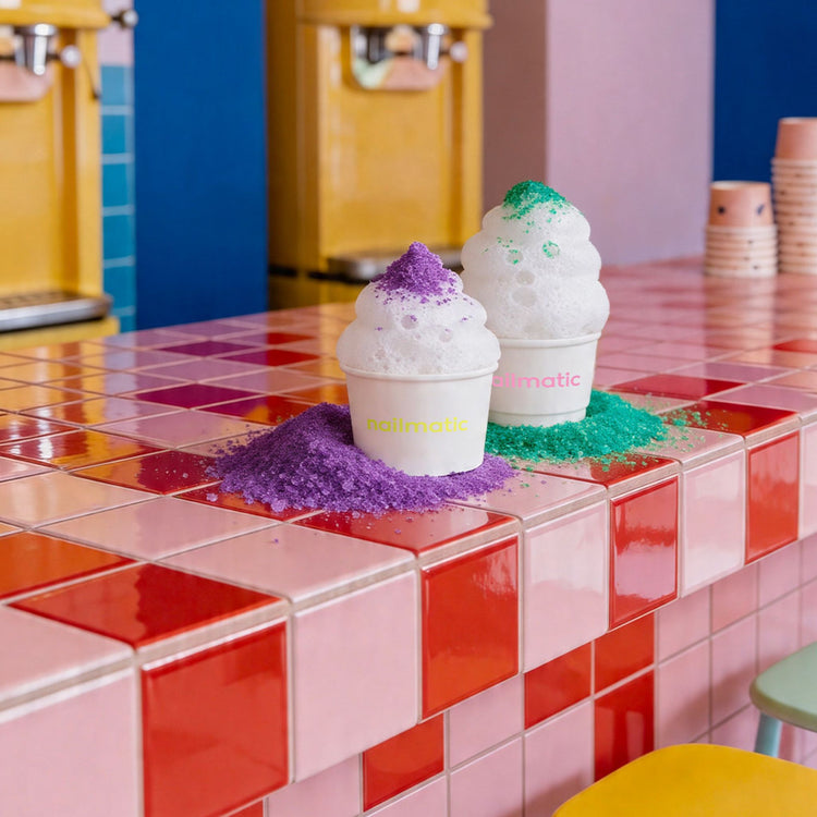 NAILMATIC. Crackling bath salt (μωβ)