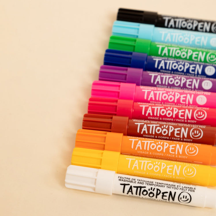 NAILMATIC. Μαρκαδόρος δέρματος Tattoopen (κίτρινο)