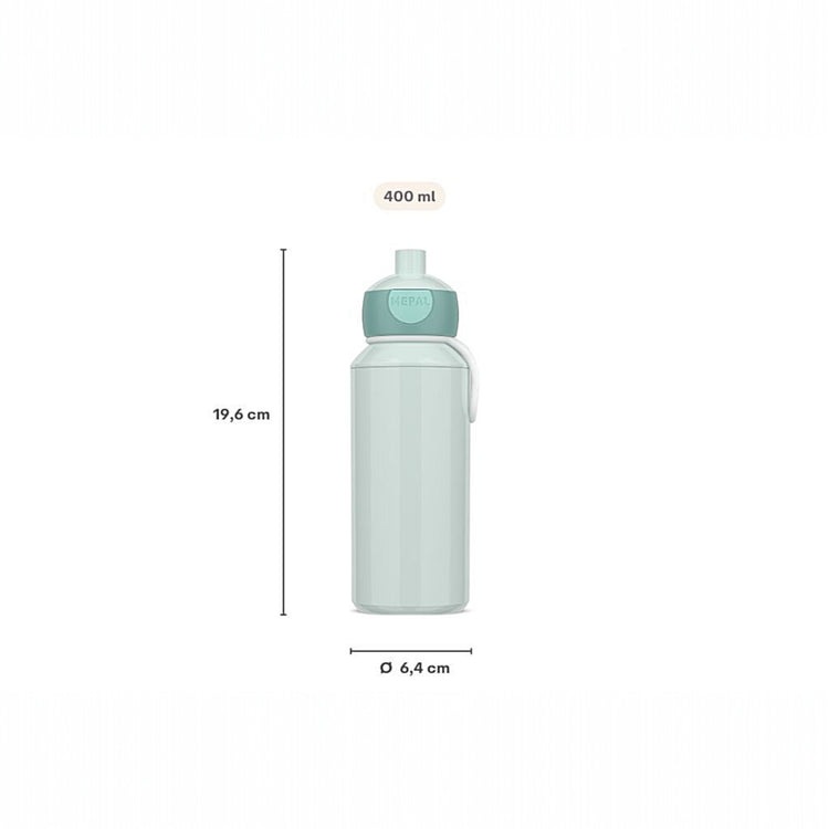 LITTLE DUTCH. Drinking bottle pop-up Campus 400 ml - Forest Friends