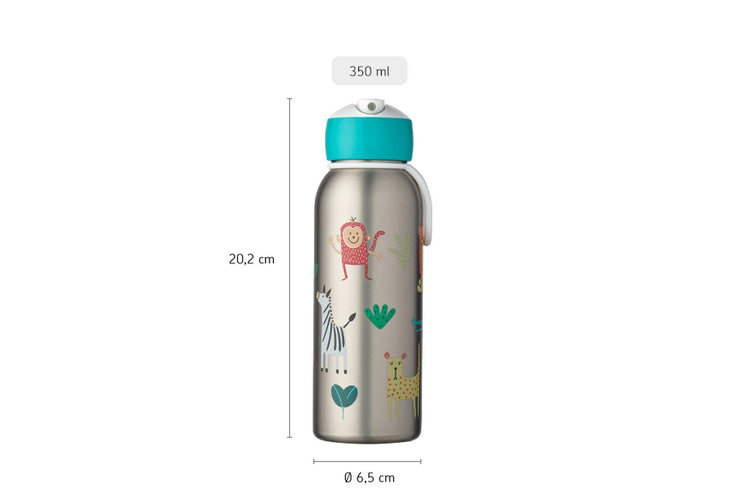 MEPAL. Ανοξείδωτο μπουκάλι - θερμός flip-up campus 350 ml (Turquoise)