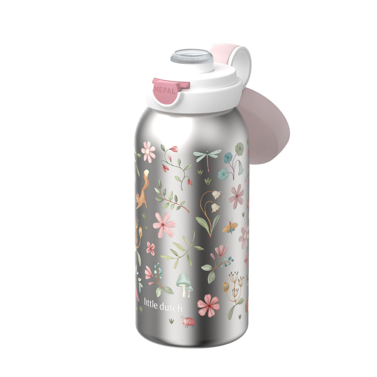 LITTLE DUTCH. Ανοξείδωτο μπουκάλι flip-up campus 600 ml - Fairy Wonders