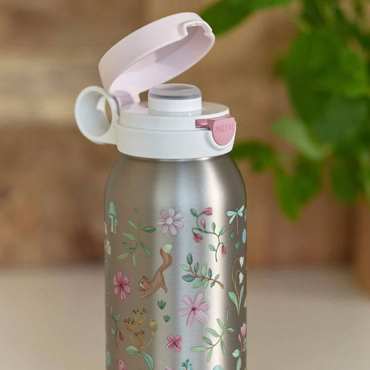 LITTLE DUTCH. Ανοξείδωτο μπουκάλι flip-up campus 600 ml - Fairy Wonders