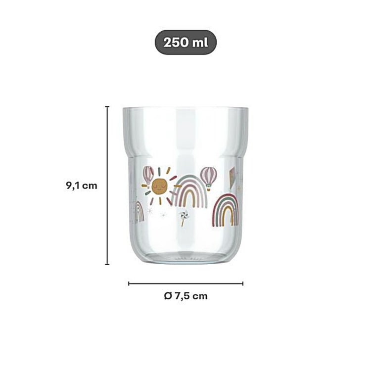 LITTLE DUTCH. Children's glass Mio 250 ml - Forest Friends