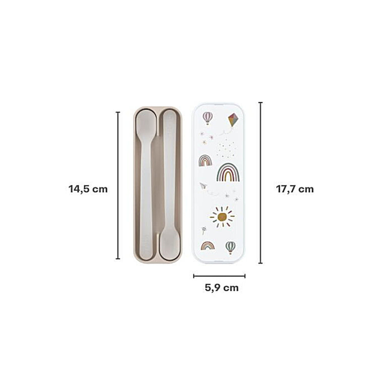 LITTLE DUTCH. Feeding spoon Mio set of 2 - Fairy Garden