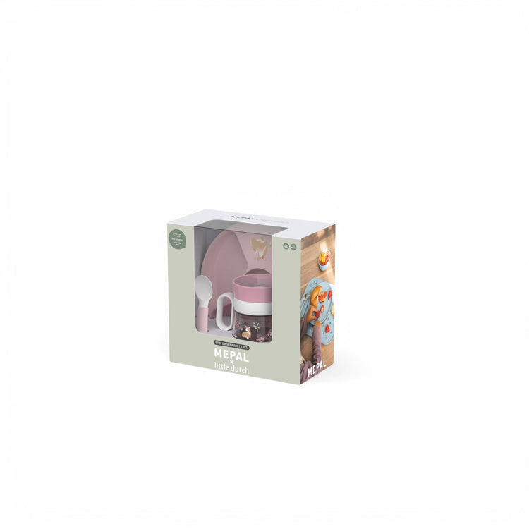 LITTLE DUTCH. Baby dinnerware Mio 3 piece set - Fairy Garden