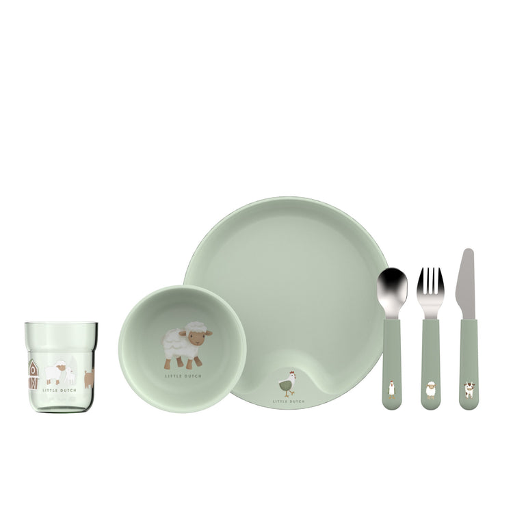 LITTLE DUTCH. Set children's dinnerware mio 6 pcs - Little Farm