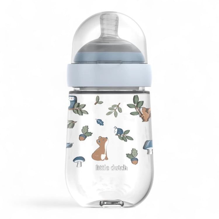 LITTLE DUTCH. Baby bottle Mio 240 ml - Forest Friends