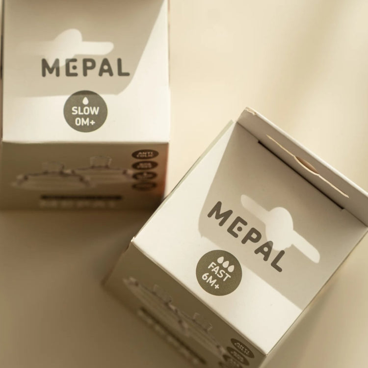 MEPAL. Θηλές μεσαίας ροής για μπιμπερό Mio - 2 τμχ (διάφανες)